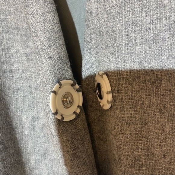 Elliat Oversized V-Neck Slim Fit Wool One Button Jacket L - Picture 6 of 9